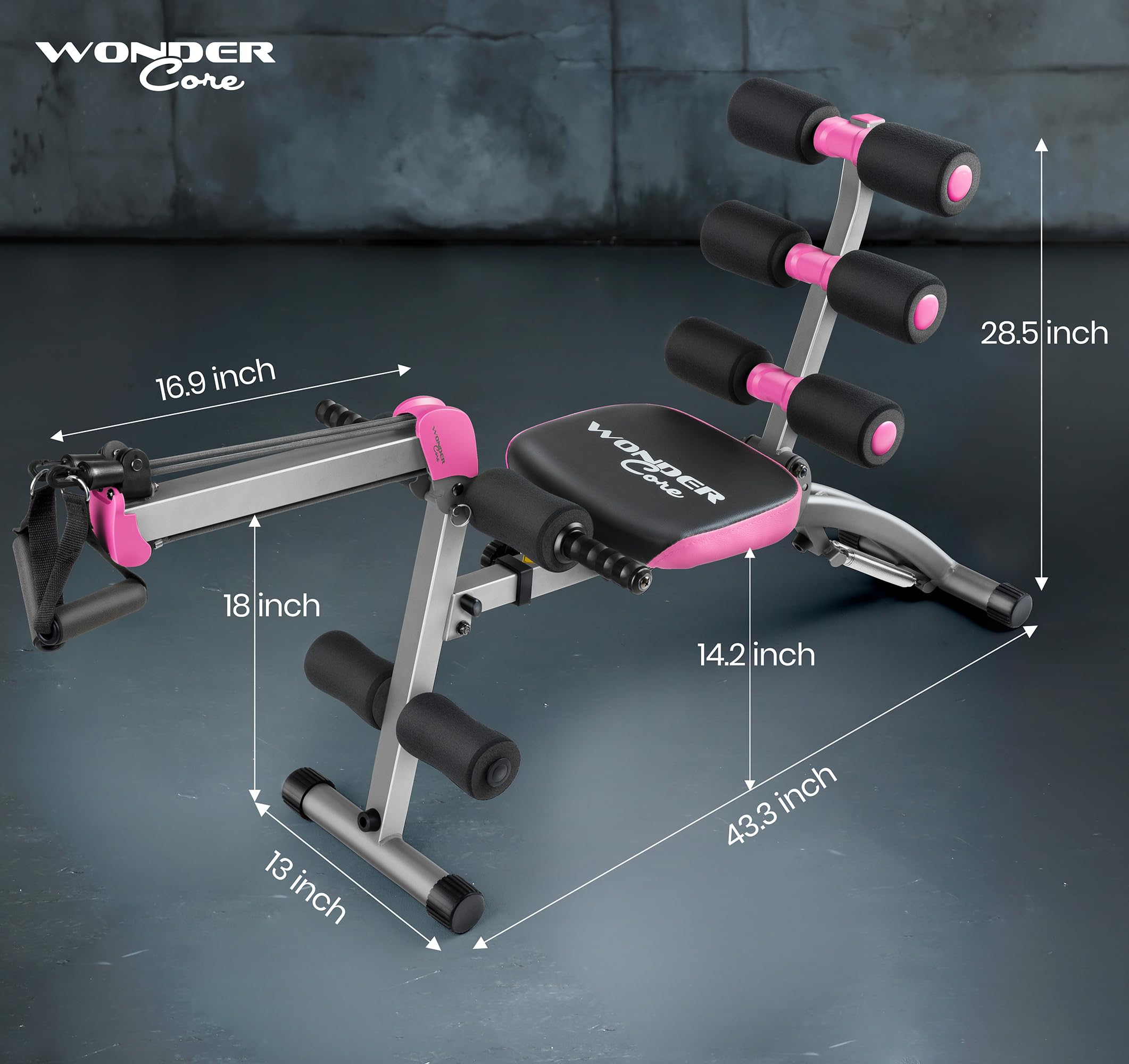 エクササイズグッズ Wonder Core 2 Abdominal Exercise Wonder Core 2 Total Gym Machine, Ab Workout Equipment